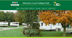 Desktop Screenshot of manstoncaravanpark.co.uk
